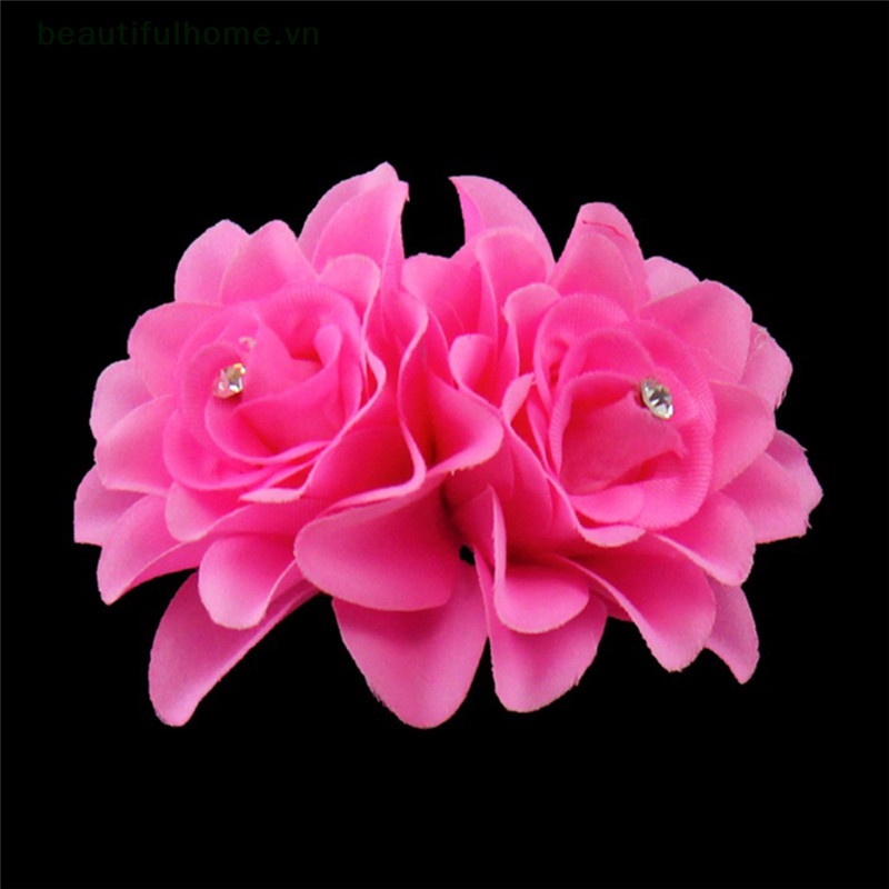 Kẹp Tóc Hoa Thời Trang Cho Cô Dâu Kẹp Tóc Thời Trang Hình Hoa Cho Nữ 1 Cái Phụ Kiện Trang Trí Xe Hơi Bằng Chất Liệu Wo Wo Wo