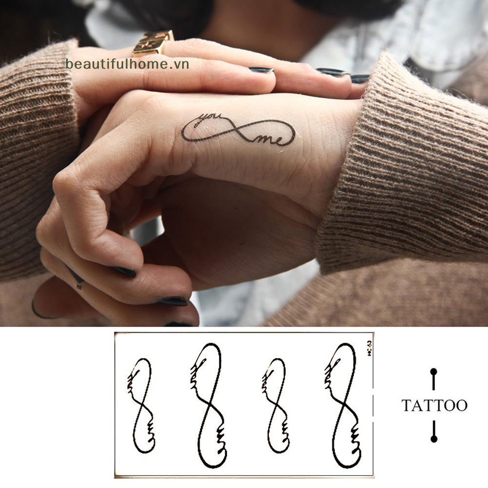 1 Hình Xăm Dán Tạm Thời Ánh Kim Chống Nước Có Thể Tháo Rời