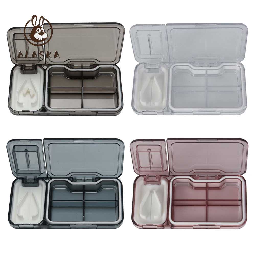 Hộp Cắt Thuốc Viên Chia Thuốc Di Động Tiện Dụng X [alaska.vn]