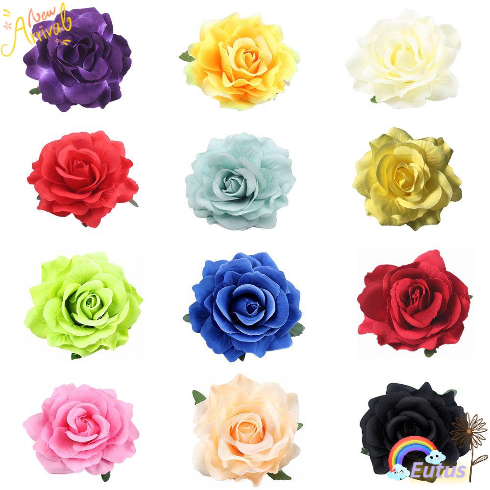 Kẹp Hoa Hồng Trang Trí Tóc Cho Phù Dâu