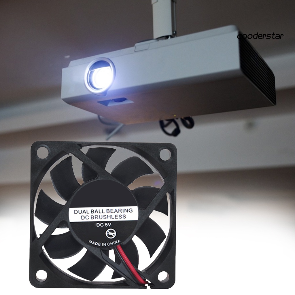 Quạt Tản Nhiệt Bằng Nhựa DC 6015 Chuyên Dụng Cho Máy Chiếu Biến Tần