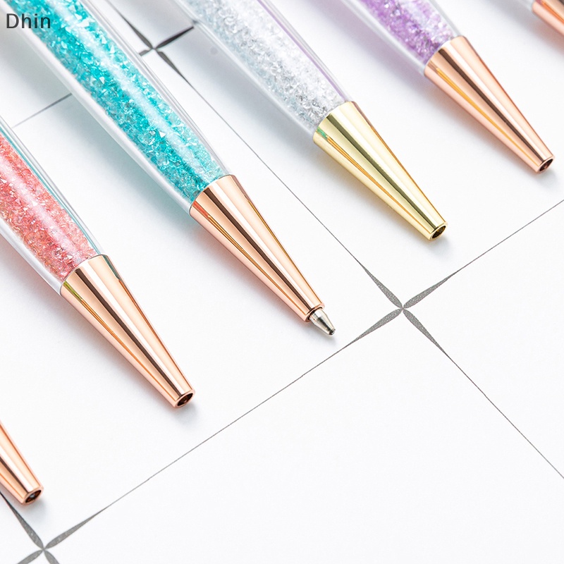 Bút Bi Hình Vương Miện Bằng Kim Loại Nhiều Màu Dễ Thương