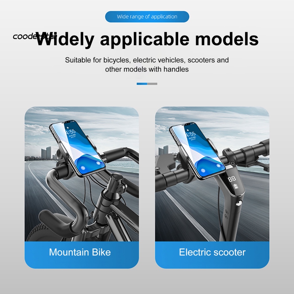 Giá Đỡ Điện Thoại Gắn Tay Lái Xe Đạp Chống Rung Lắc Tiện Dụng