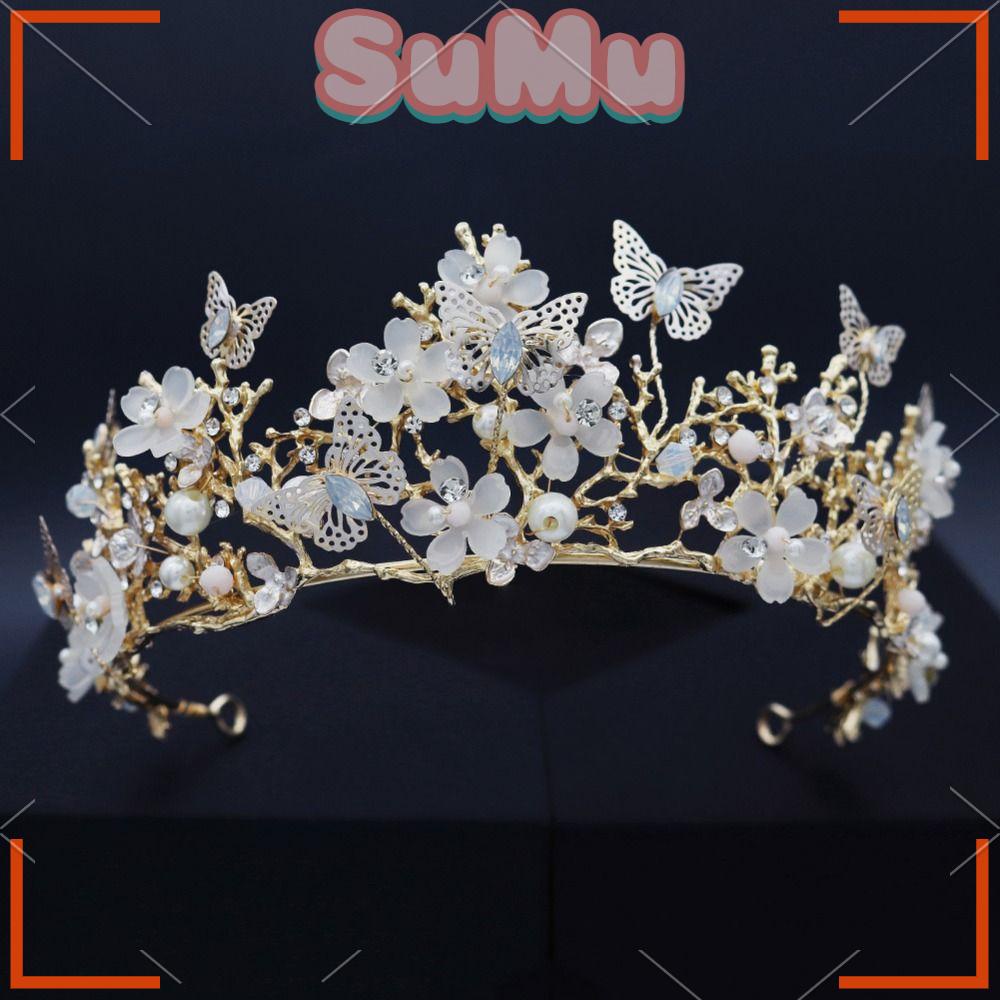 Balo Phong Cách Baroque Thời Trang Dạo Phố Năng Động|Vương Miện Đội Đầu Cho Cô Dâu