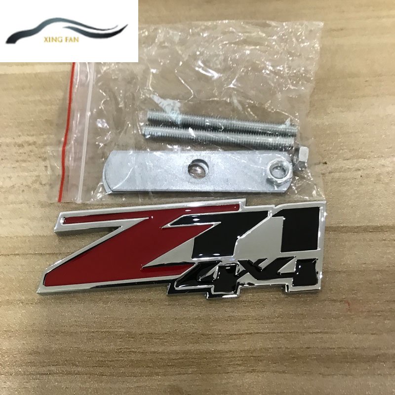 Miếng Dán Kim Loại Z71 4X4 Trang Trí Đuôi Xe Hơi Chevrolet Silverado Chevy Colorado Z71 4X4