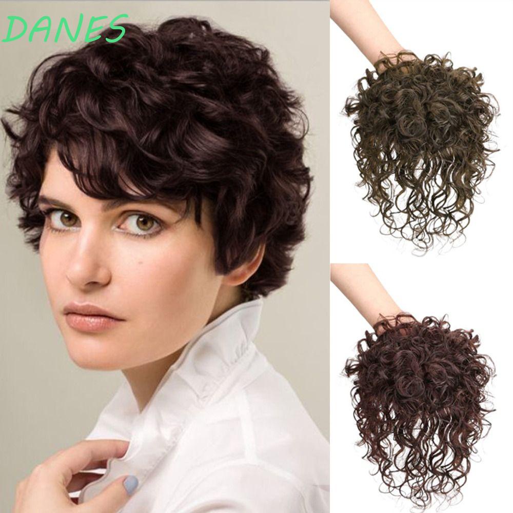 Tóc Giả Màu Đen Vô Hình Bằng Sợi Chịu Nhiệt Tự Nhiên Cho Nữ