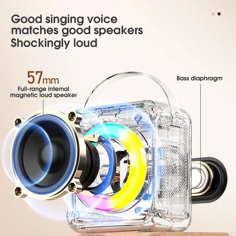 Loa bluetooth Không Dây Hát karaoke 3d