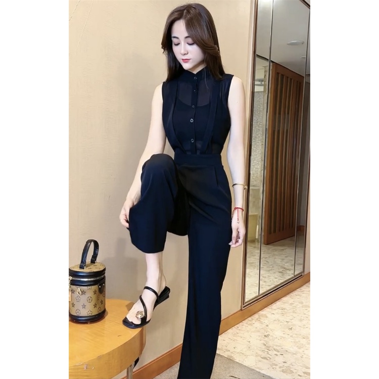 Áo Liền Quần Không Tay Dáng Ôm Thời Trang Mùa Hè 2023 Cho Nữ