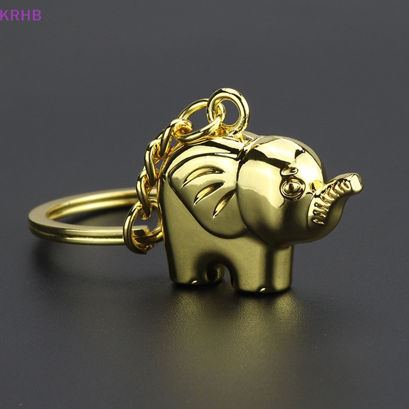 Móc Khóa Kim Loại Hình Voi Thời Trang Dành Cho Nam Mới