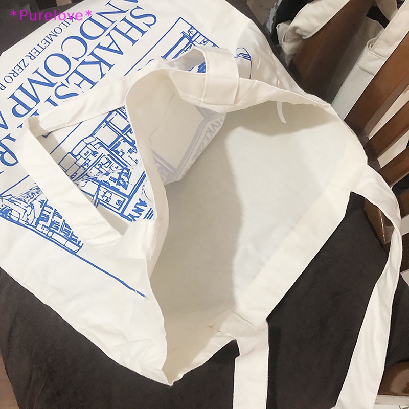 Túi Xách Vải Cotton In Họa Tiết Xinh Xắn Cho Nữ Mới