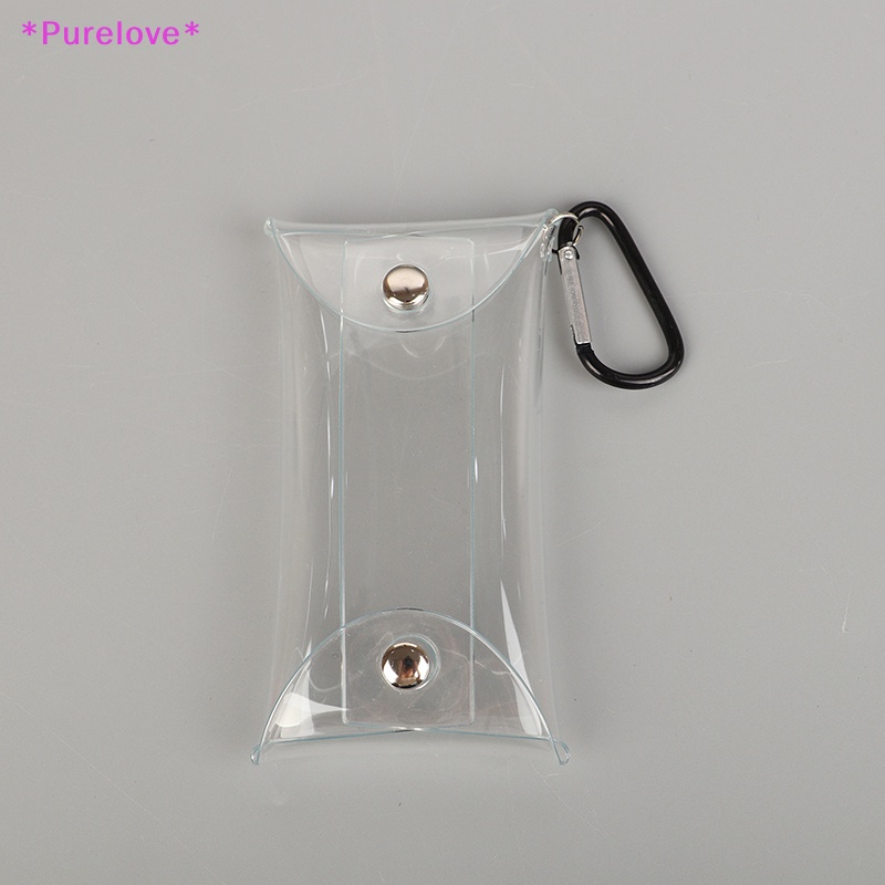 Túi Đựng Chìa Khóa / Tiền Xu Bằng PVC Trong Suốt Thủ Công Mới