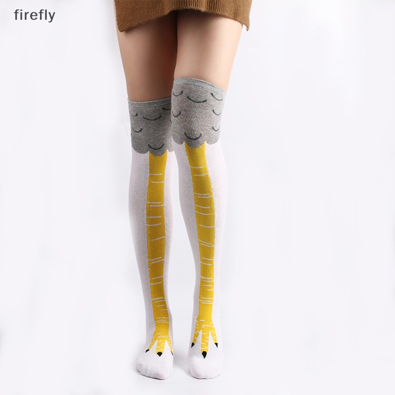 1 Đôi Tất Chân Gà Dài Tới Gối Thời Trang