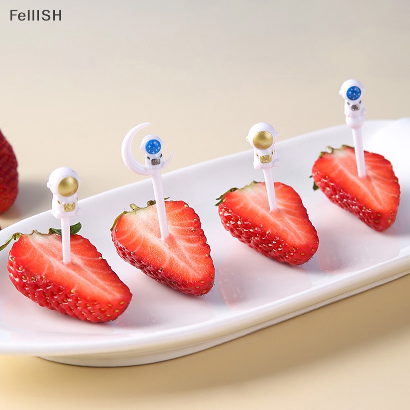 Set 8 Nĩa Ăn Trái Cây Hình Động Vật Mini Trang Trí Cho Bé 439br