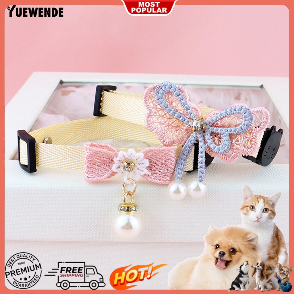 Vòng Cổ Nơ Bướm Kiểu Công Chúa Xinh Xắn Cho Mèo Cưng YQ.E