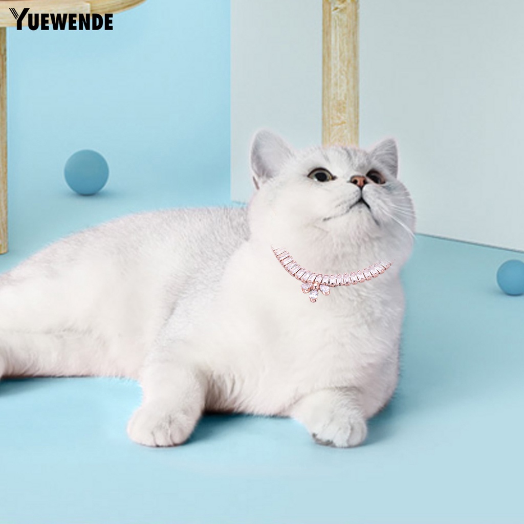 Vòng cổ Siêu Nhẹ Đính Đá Cho Thú Cưng