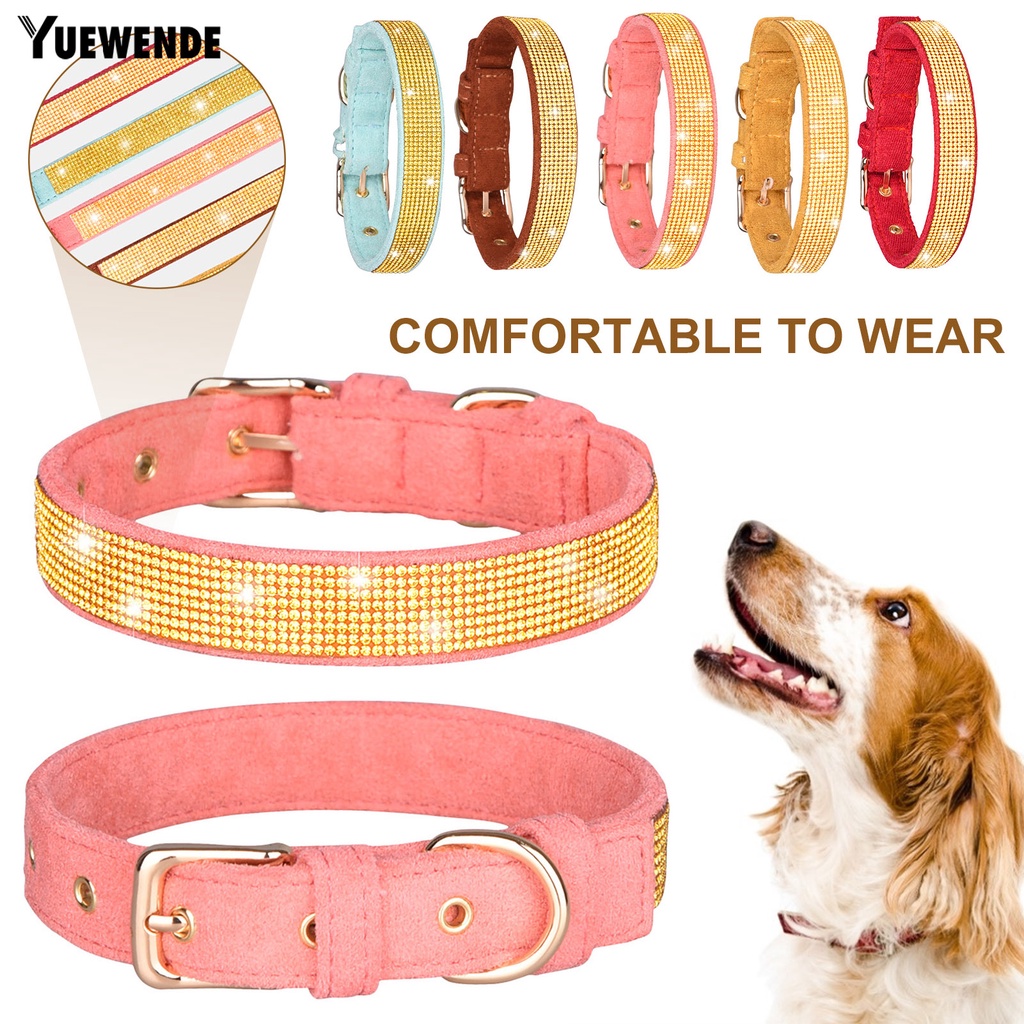 Vòng Cổ Đính Đá Lấp Lánh Dễ Điều Chỉnh Cho Thú Cưng