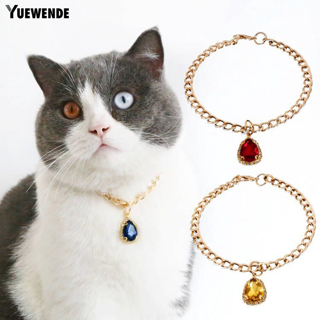 Vòng Cổ Bắt Mắt Đính Đá Resin Lấp Lánh Cho Thú Cưng