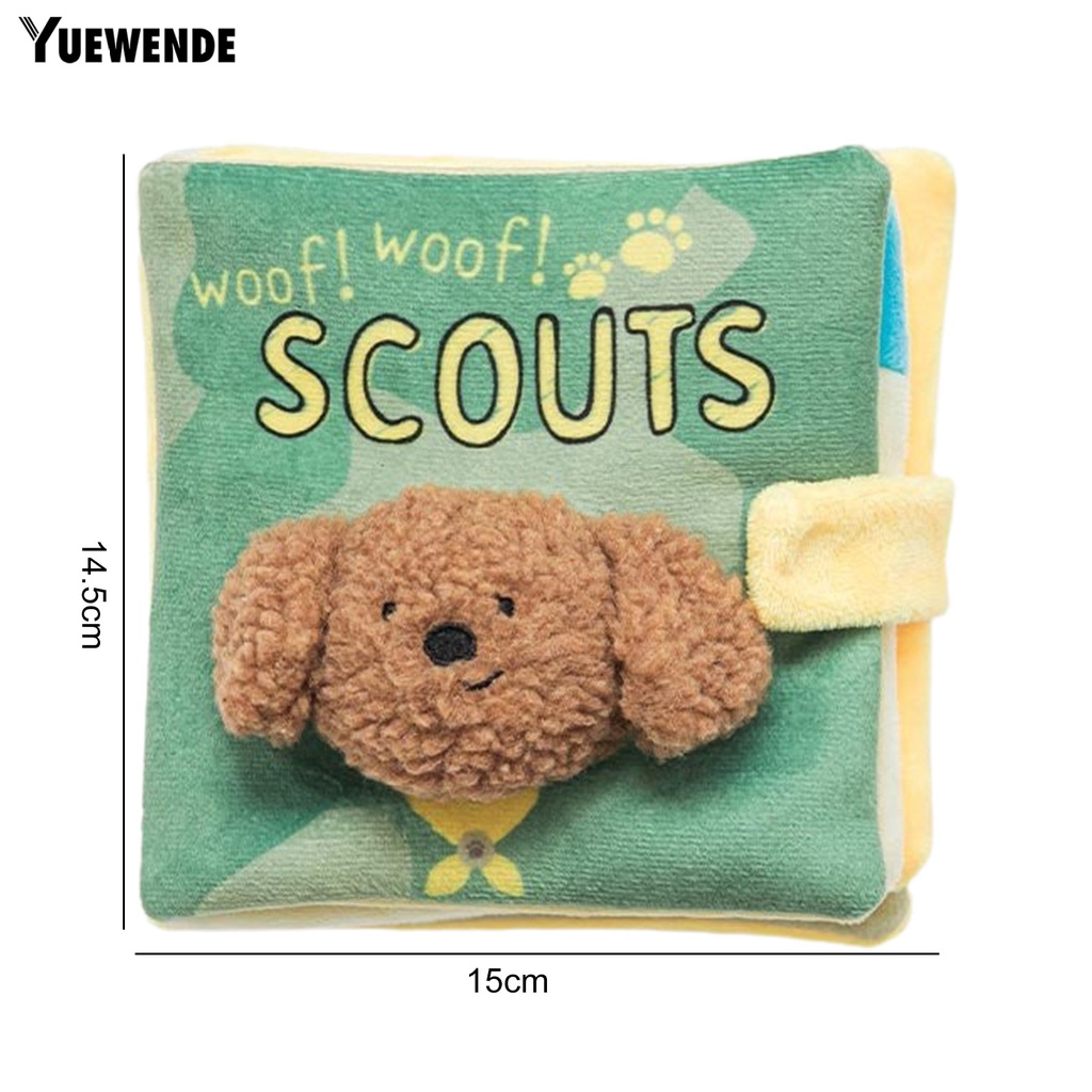 Sách Đồ Chơi YQ.E Mềm Mại Giảm Căng Thẳng Hiệu Ứng Âm Thanh Họa Tiết Hoạt Hình Dành Cho Thú Cưng