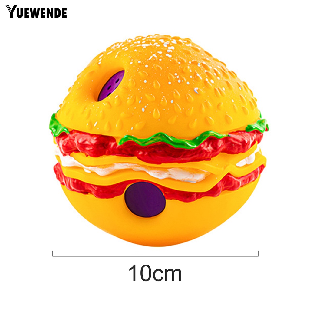 Quả Bóng Đồ Chơi Hình Bánh Burger Phát Ra Âm Thanh Vui Nhộn Cho Thú Cưng
