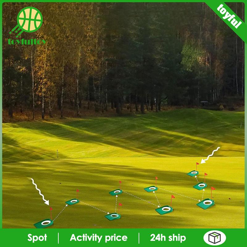 Bộ 9 Cốc Luyện Tập Đánh Golf Có Lỗ Treo Sân Tiện Dụng