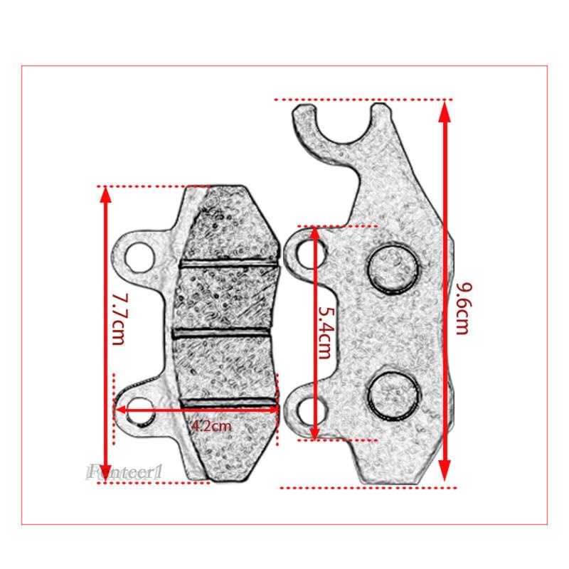 [Fenteer1] Đệm Phanh Thay Thế Cho E8F E9F 2008 2009 2010