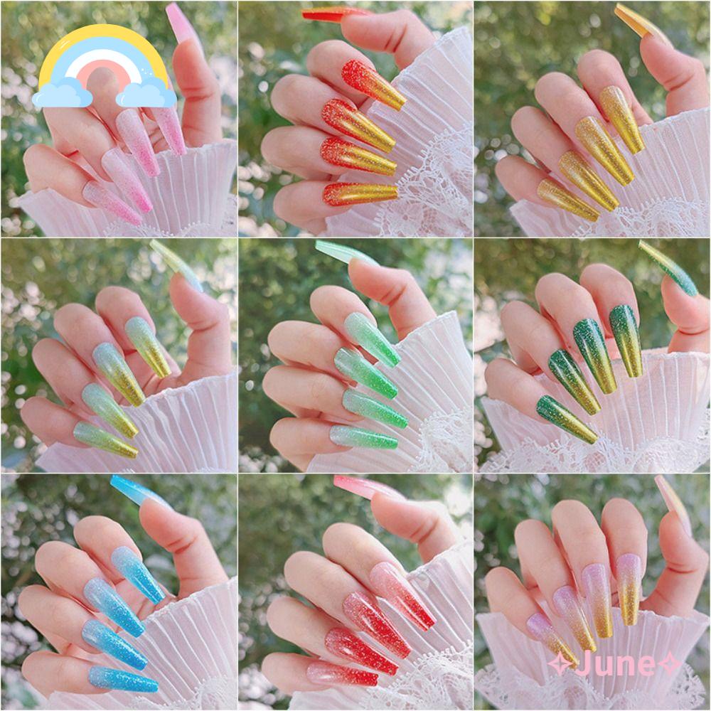 Bộ 24 Móng Tay Giả Che Phủ Toàn Diện Chất Lượng Cao