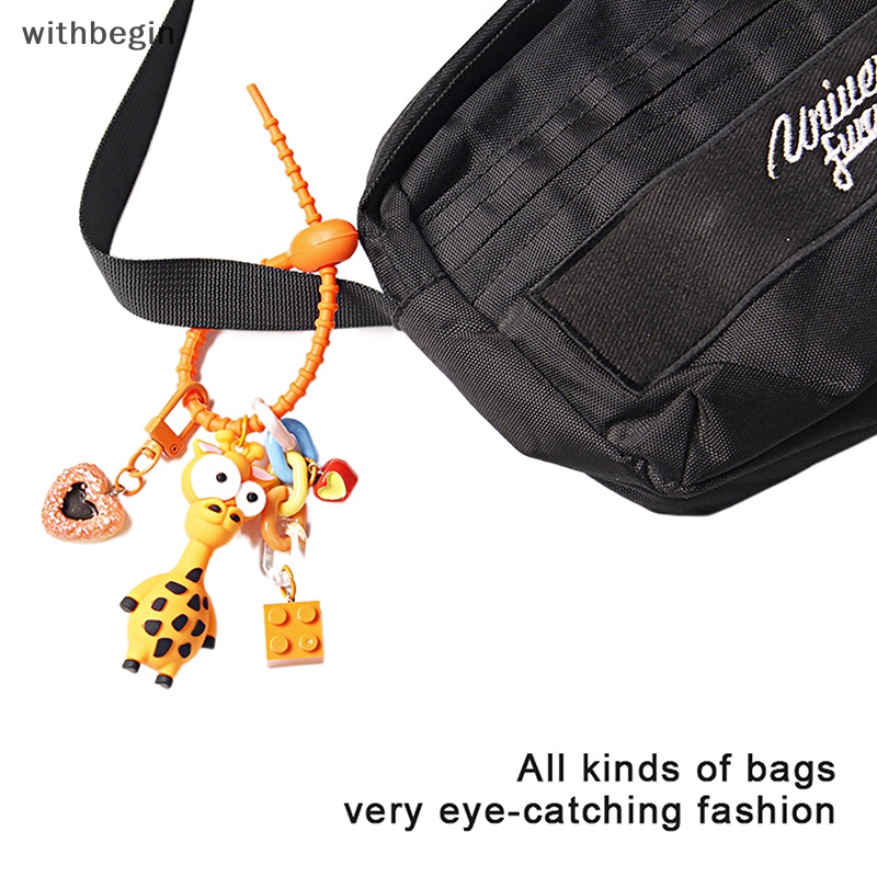 Móc Chìa Khóa Silicon Hình Động Vật Hoạt Hình Vui Nhộn