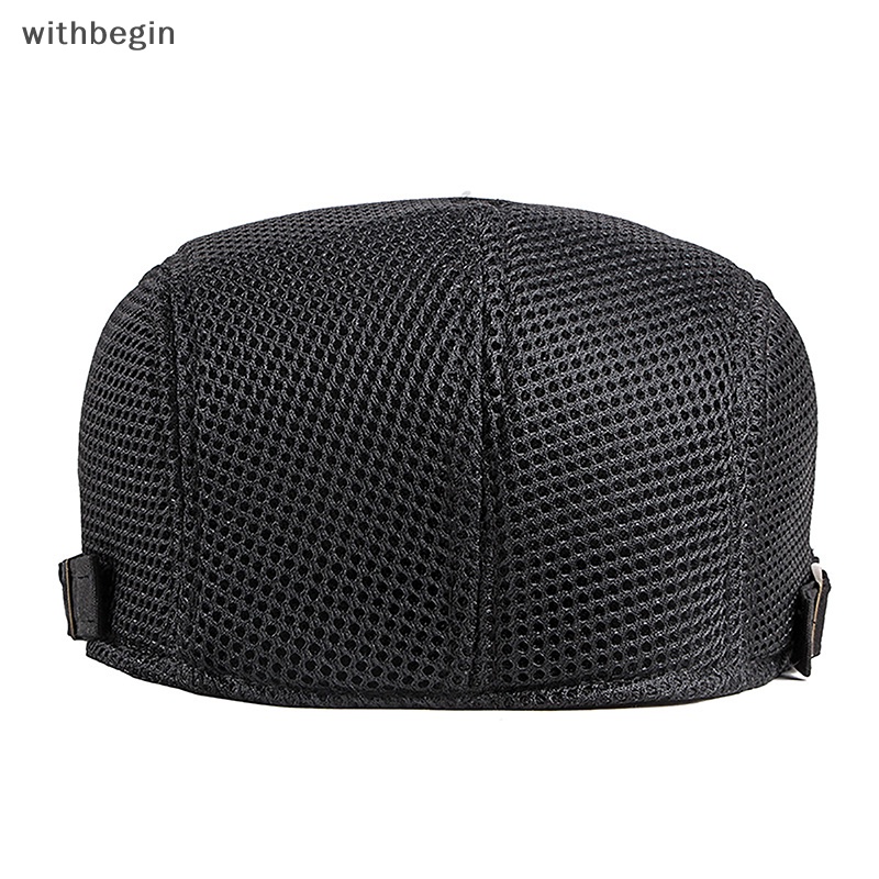1 Mũ Beret Phối Lưới Thoáng Khí Thời Trang Cho Nam