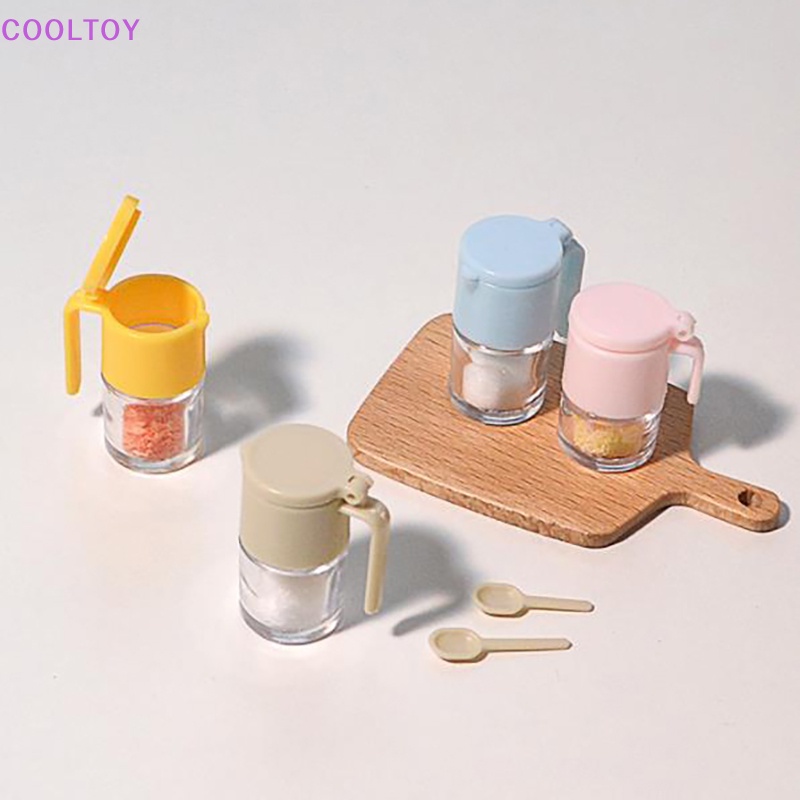 Set 4 Mô Hình Nồi Nấu Ăn Mini Bằng Nhựa Resin Dùng Để Trang Trí Nhà Búp Bê