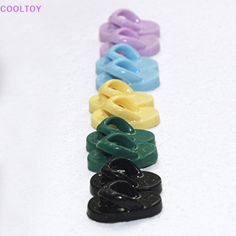 Cooltoy 1 Cặp Dép Đi Trong Nhà Mini Nhiều Màu Sắc Trang Trí Nội Thất Nhà Búp Bê Bán Chạy
