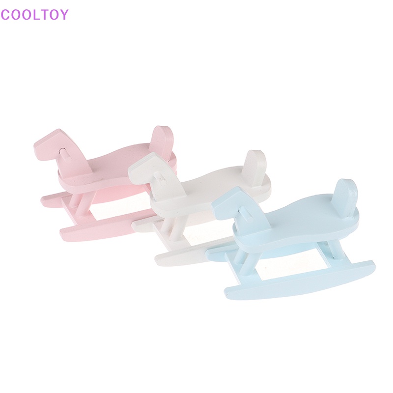 Mô Hình Ngựa Bập Bênh Trang Trí Nhà Búp Bê Tỉ Lệ 1: 12