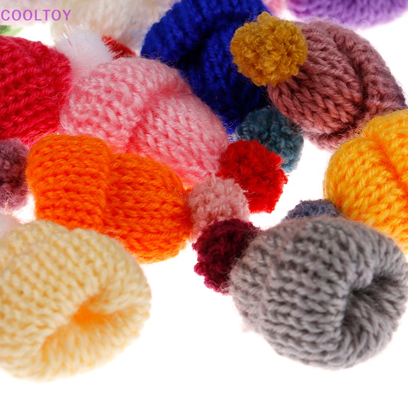 Set 10 Mũ Len Mini 3.5CM Xinh Xắn Dùng Làm Đồ Thủ Công Cho Búp Bê