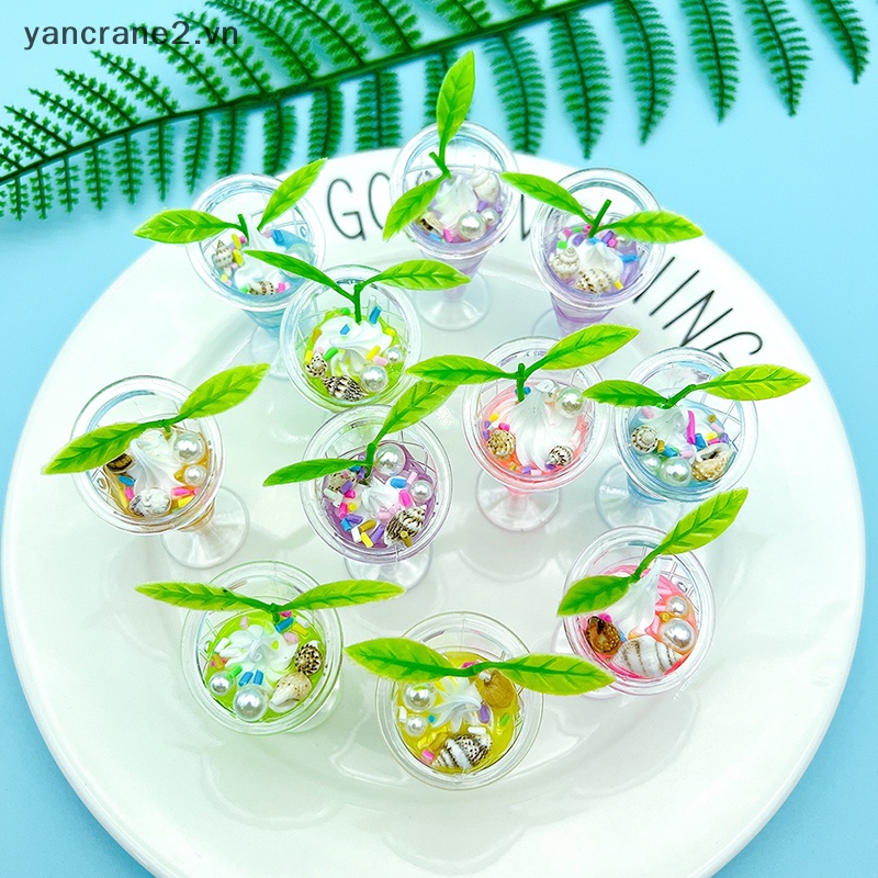 1 Ly Kem / Ốc Quế Đồ Chơi Trang Trí Nhà Búp Bê / Tiểu Cảnh yancrane2.vn