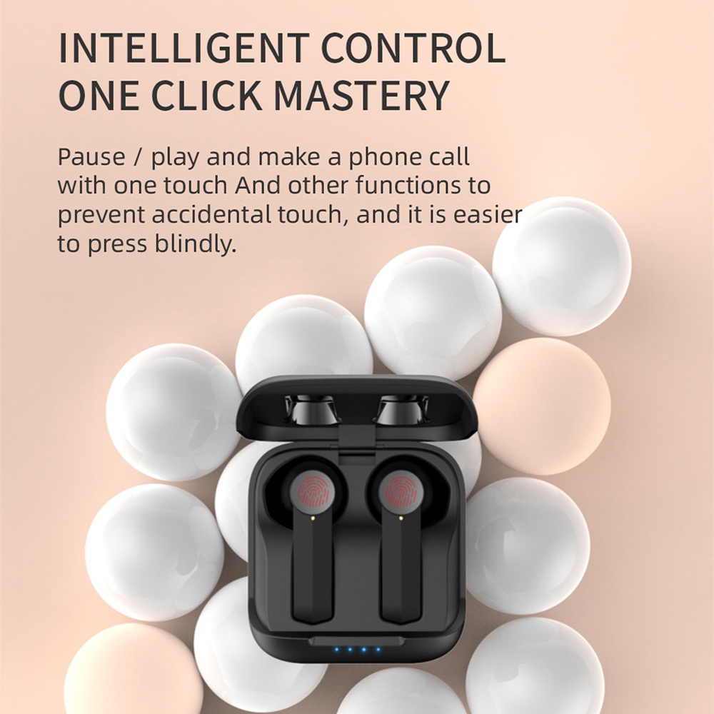 Tai nghe tương thích Bluetooth F2 Tai nghe thể thao F15 Mini Tws Tai nghe A6s không dây tương thích Bluetooth 5.2 Tai nghe dành cho doanh nghiệp Loại cảm ứng