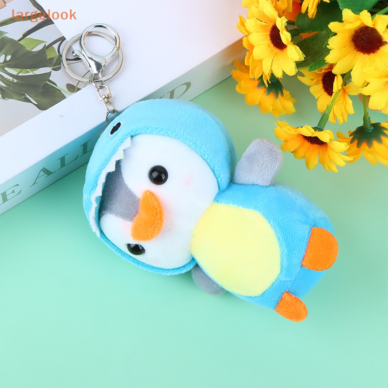 Móc Khóa Hình Chim Cánh Cụt Nhồi Bông 10CM Dễ Thương