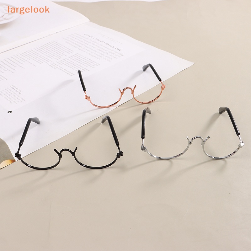 Kính Mát Gọng Tròn 8CM 18 Inches Bằng Kim Loại Phong Cách Cổ Điển Thời Trang Cho Búp Bê