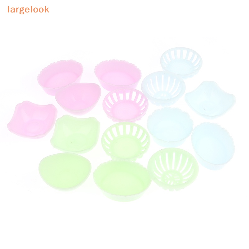 Set 5 Rổ Đựng Trái Cây / Rau Củ Quả Mini Trang Trí Nhà Búp Bê DIY