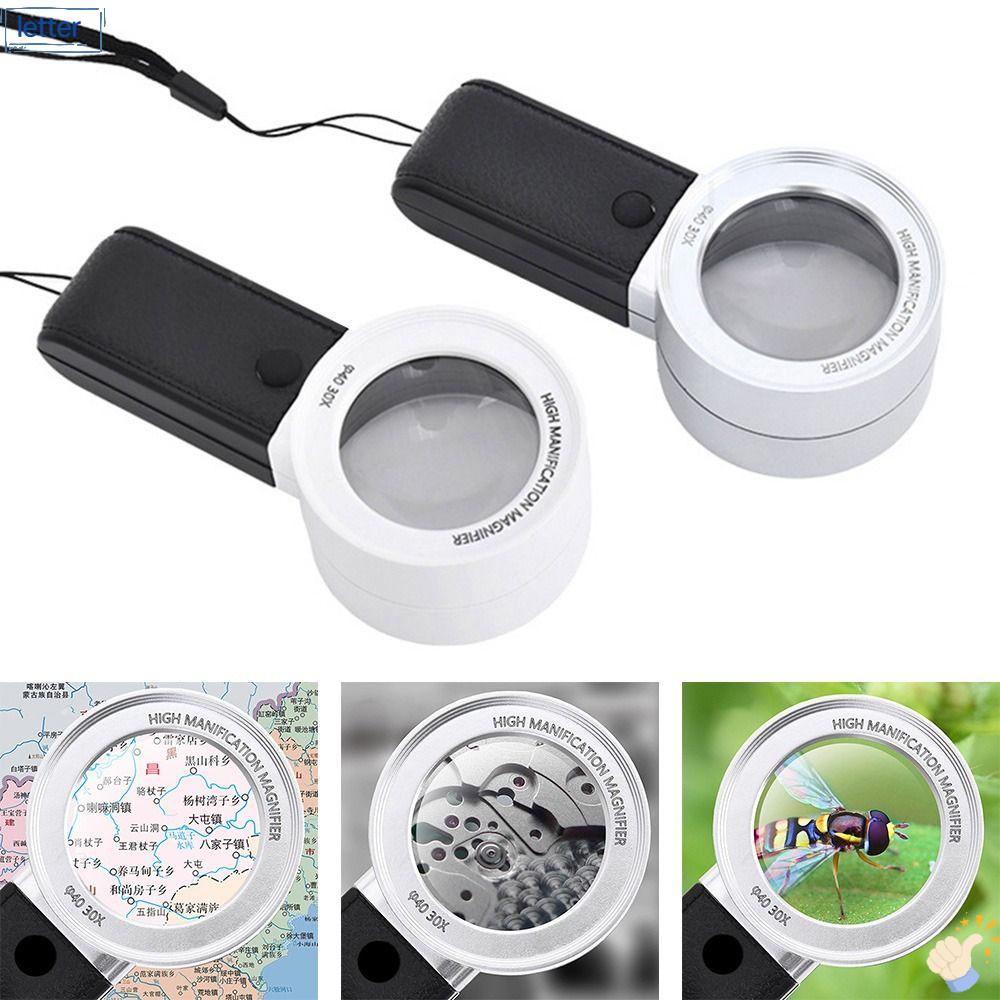 Kính Lúp Đọc Sách Trang Sức HD Có Đèn LED Chất Lượng Cao