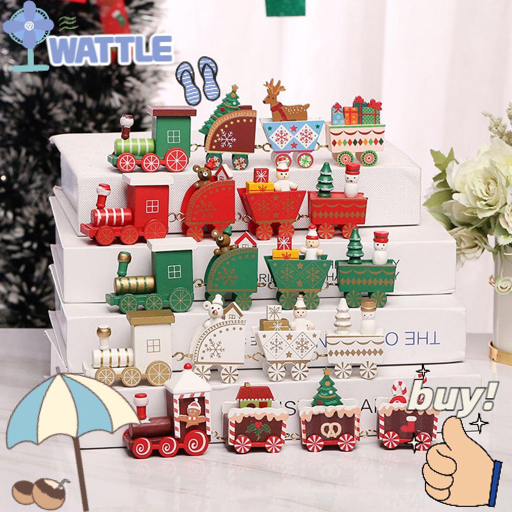 Phụ Kiện Trang Trí Giáng Sinh / Năm Mới Bằng Gỗ