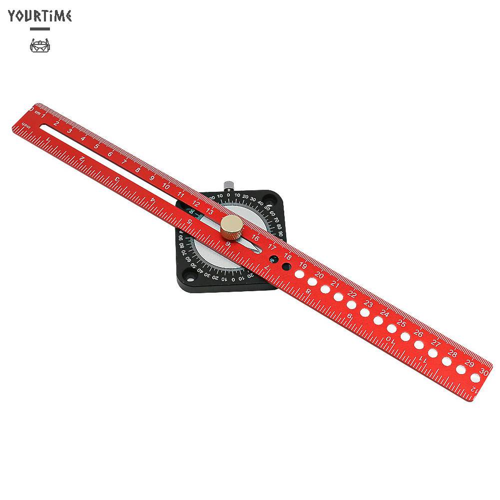 Thước Đo Đánh Dấu 360 Độ Tùy Chỉnh Tiện Dụng Cho Thợ Mộc