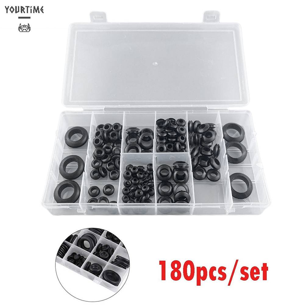 Hộp 180 Vòng Đệm Dây Điện Cho Xe Hơi / RV