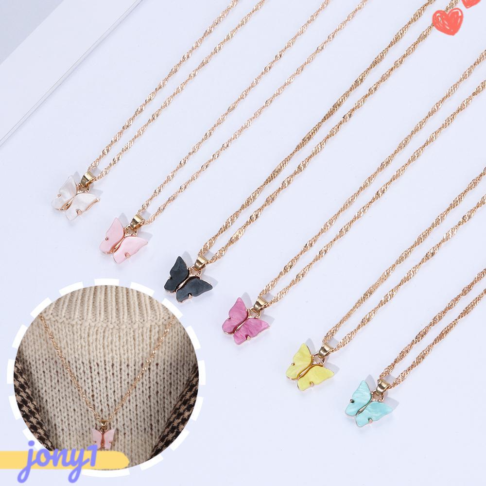 Vòng cổ Mặt Bướm Dễ Thương Ngọt Ngào Thời Trang Hàn Quốc