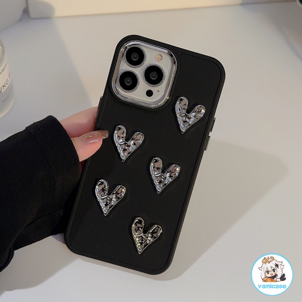 Ốp Điện Thoại Silicone Tình yêu 3D Cho Iphone 15 11 12 13 14 Pro Max 7Plus 8Plus