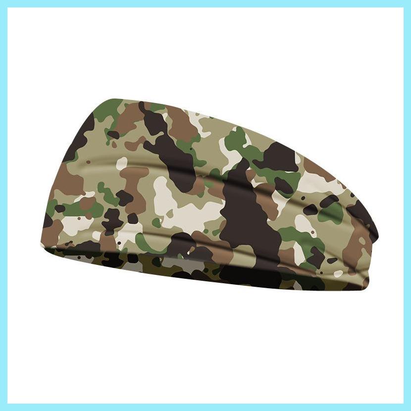 Băng Đô Thể Thao Mềm Thấm Hút Mồ Hôi Thoáng Khí Thân Thiện Với Da In Họa Tiết Rằn Ri Cho Nữ