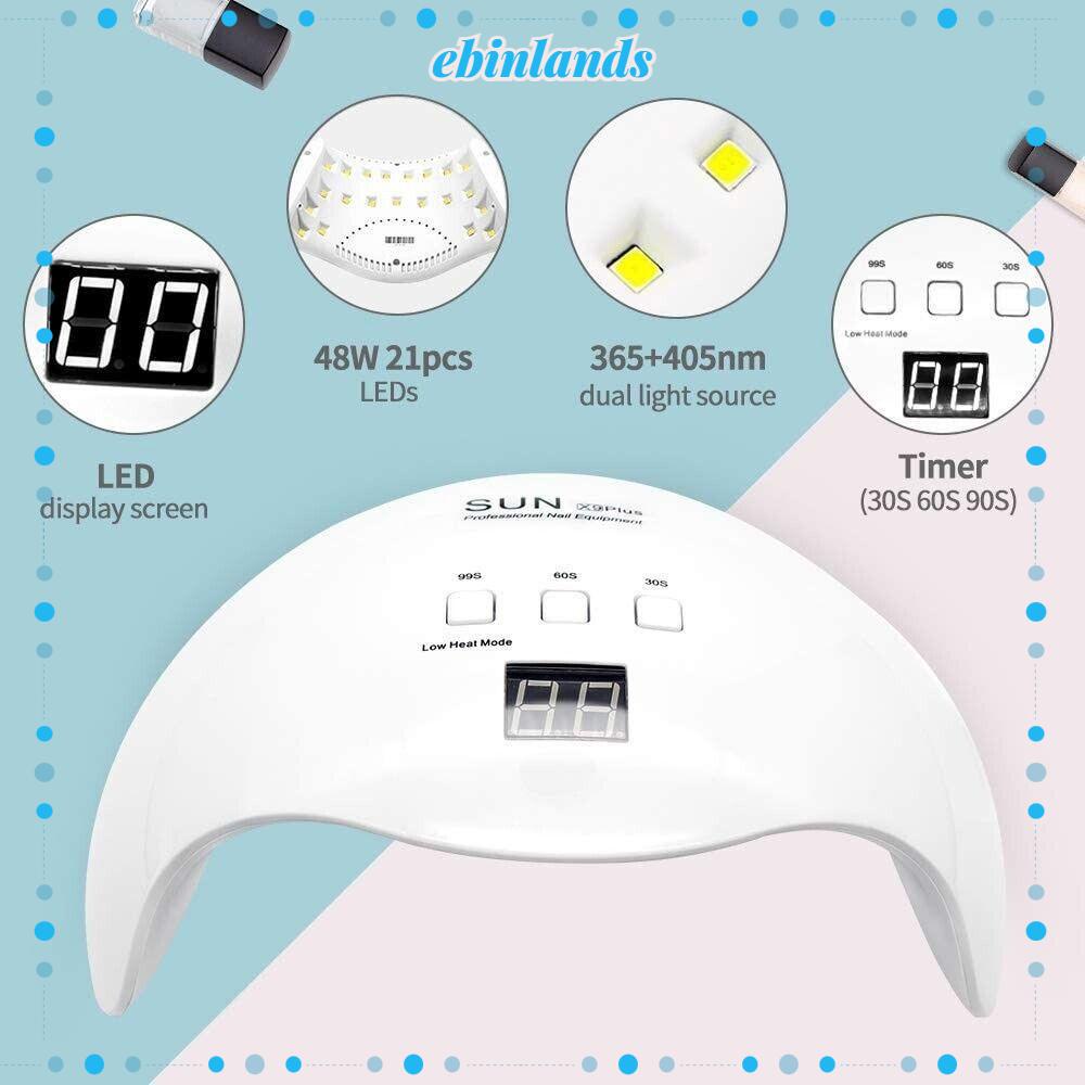 Máy Sấy Khô Móng Tay Nhanh Chóng Thời Trang 48W Có Cổng Sạc USB