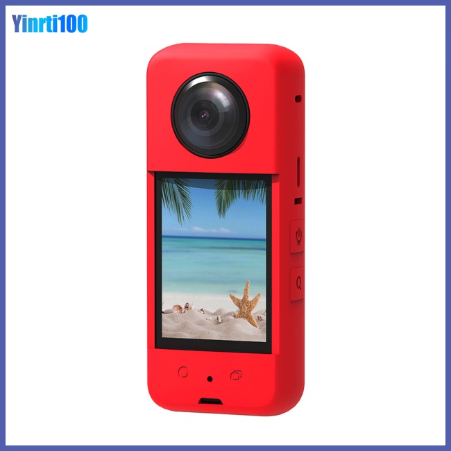 Ốp Điện Thoại Silicon Chống Sốc Bảo Vệ Ống Kính Máy Ảnh Toàn Diện Cho Insta360 X3