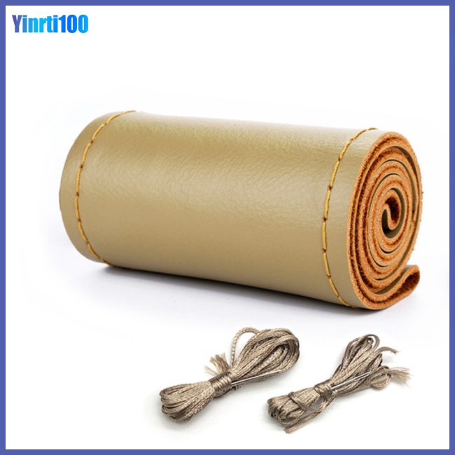 Vỏ Bọc Vô Lăng Xe Hơi Bằng Da Sợi Nhỏ Chống Trượt 36cm 38cm 40cm