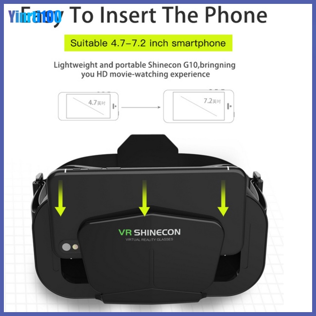 Kính Thực Tế Ảo 3d Yinrti G10 Shinecon VR Cho Iphone Android