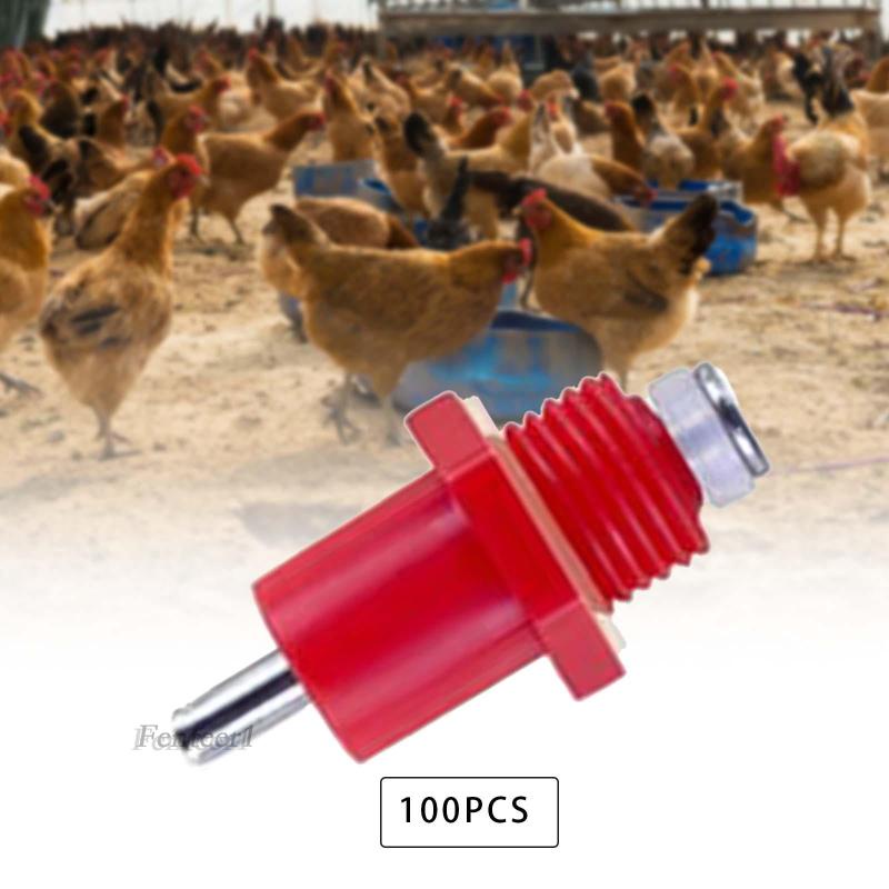 [Fenteer1] 100 Vòi Uống Nước Tự Động Chắc Chắn Cho Gia Cầm