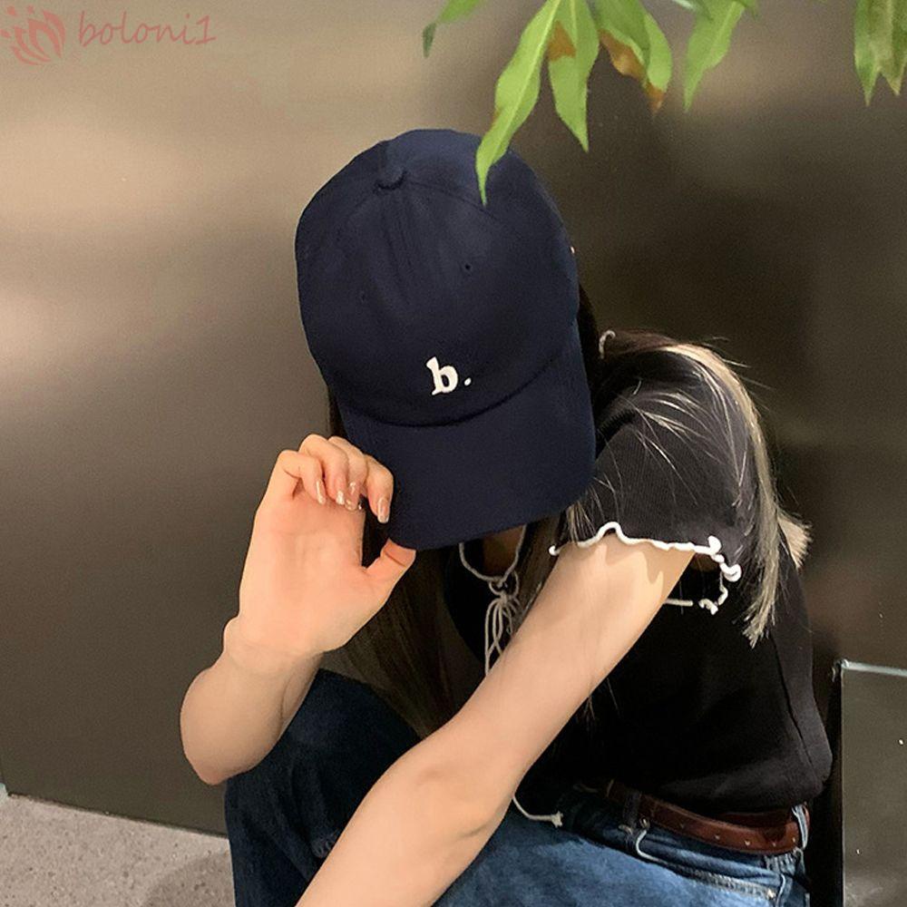 Mũ Lưỡi Trai Thể Thao Vành Cong Thêu Chữ Phong Cách Hip Hop Thời Trang Cho Nữ